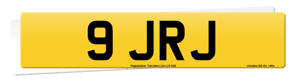 Registration number 9 JRJ